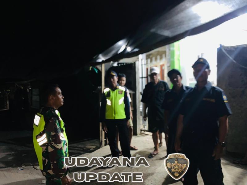 Wujudkan Ketentraman Warga, Babinsa Ajak BKD Patroli Malam