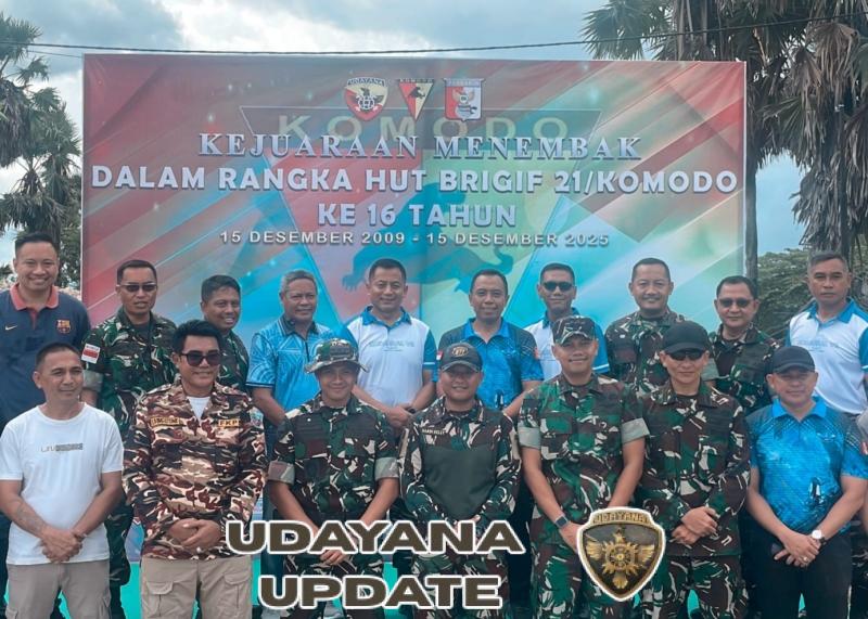 Lomba Menembak Meriahkan Peringatan HUT ke-16 Brigif 21/Komodo.