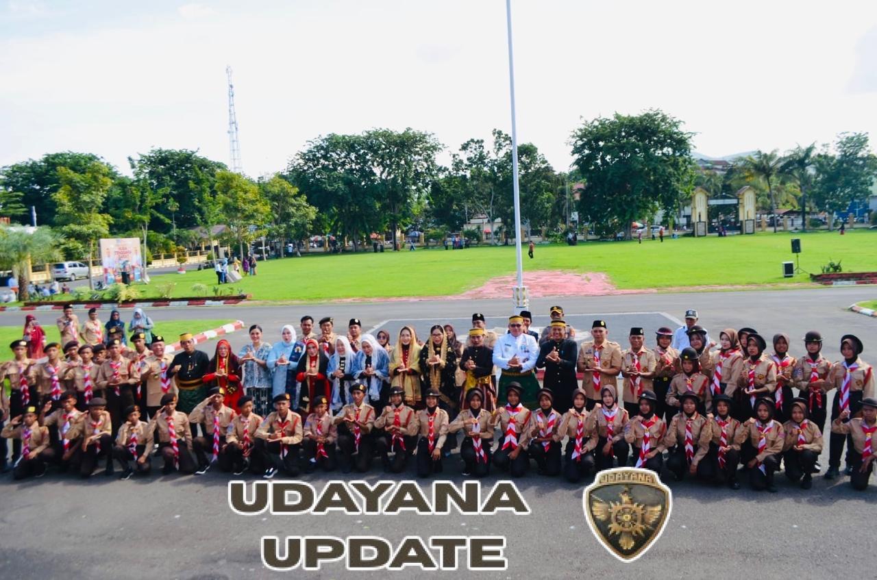 Dandim 1614/Dompu Hadiri Upacara HUT Provinsi NTB ke-67 di Kabupaten Dompu