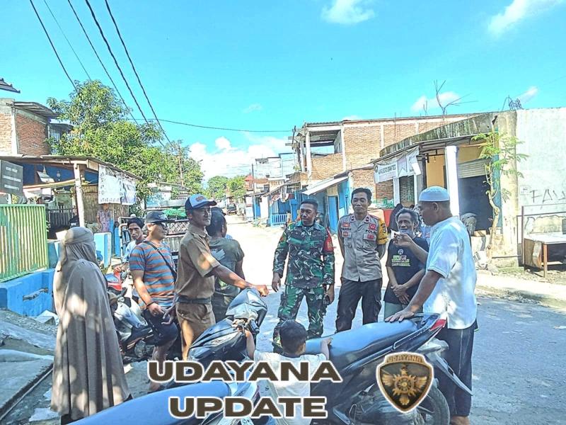 Babinsa dan Bhabinkamtibmas Dompu Ajak Warga Potu Jaga Kerukunan