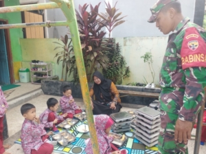 Kodim 1628/Sumbawa Barat Terus Perkuat Program Makan Bergizi Gratis di Seteluk