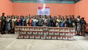 Lewat Program Binfungtaswilnas, Kodim 1618/TTU Pastikan Bantuan Mabes TNI Tepat Sasaran di Wilayah Pedesaan Dan Perbatasan