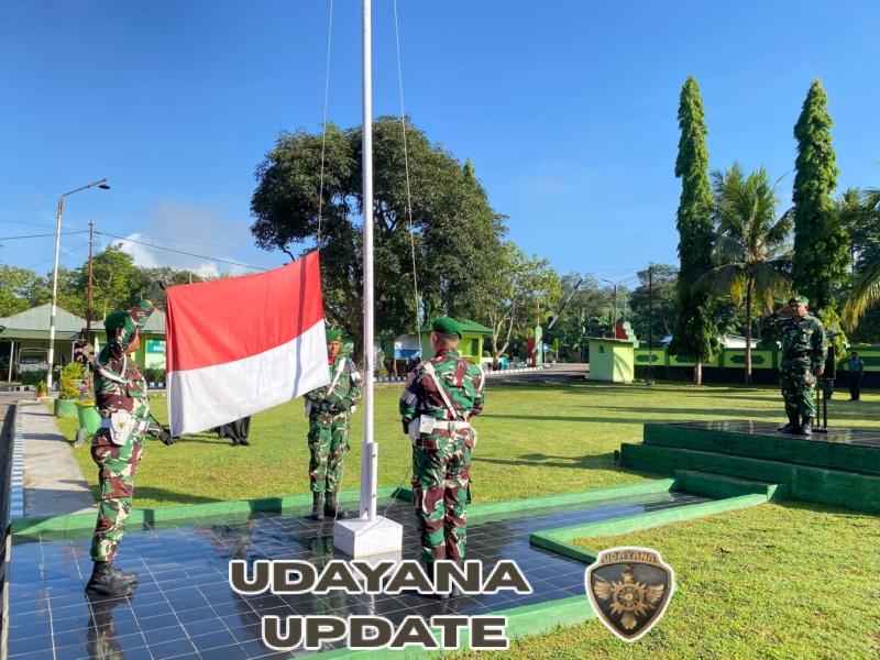 Kodim 1618/TTU Gelar Upacara 17-an, Teguhkan Disiplin dan Semangat Pengabdian Prajurit