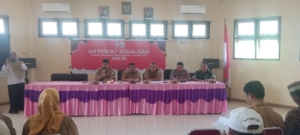 Uji Publik Dua Raperda Tahun 2025 Digelar di Kecamatan Maluk
