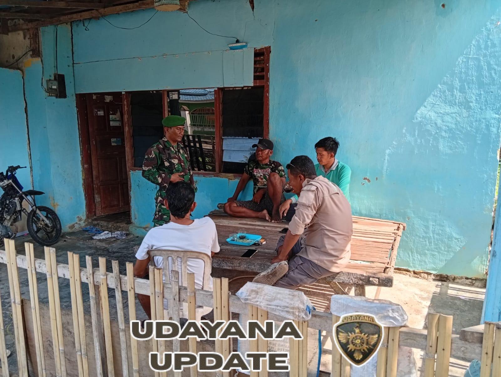 Babinsa Jambu Ajak Warga Dusun Pandai Perkuat Kebersamaan