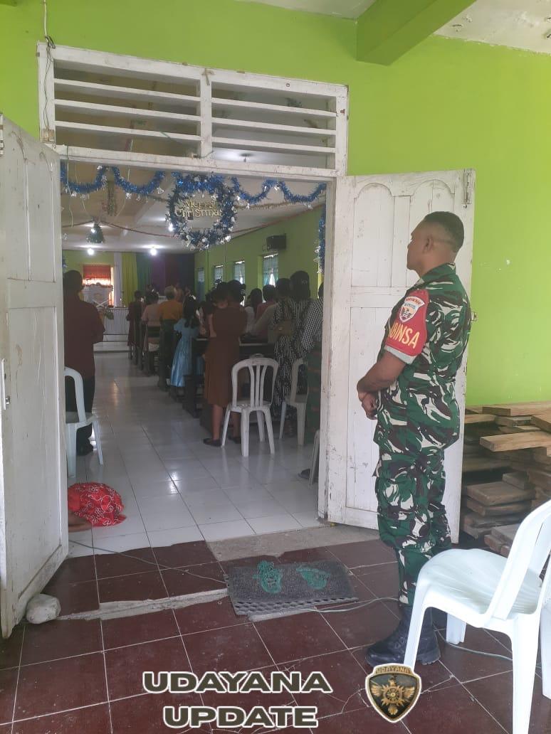 Kegiatan Pengamanan Ibadah Perayaan Natal Thn 2025 di Gereja Betel Haulasi Berjalan Aman dan Tertib