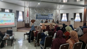 Babinsa Kelurahan Kuang Wakili Danramil 1628-01/Taliwang dalam Lokakarya Mini Lintas Sektoral Kesehatan di Taliwang