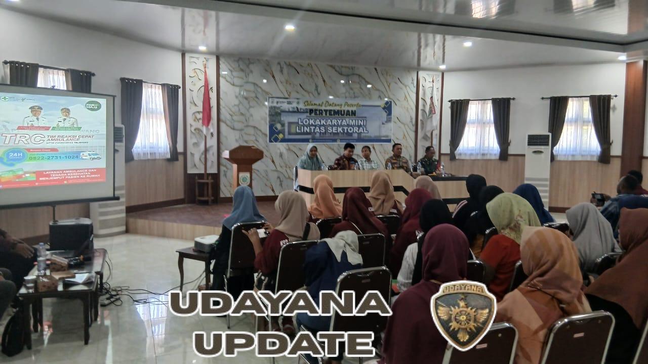 Babinsa Kelurahan Kuang Wakili Danramil 1628-01/Taliwang dalam Lokakarya Mini Lintas Sektoral Kesehatan di Taliwang