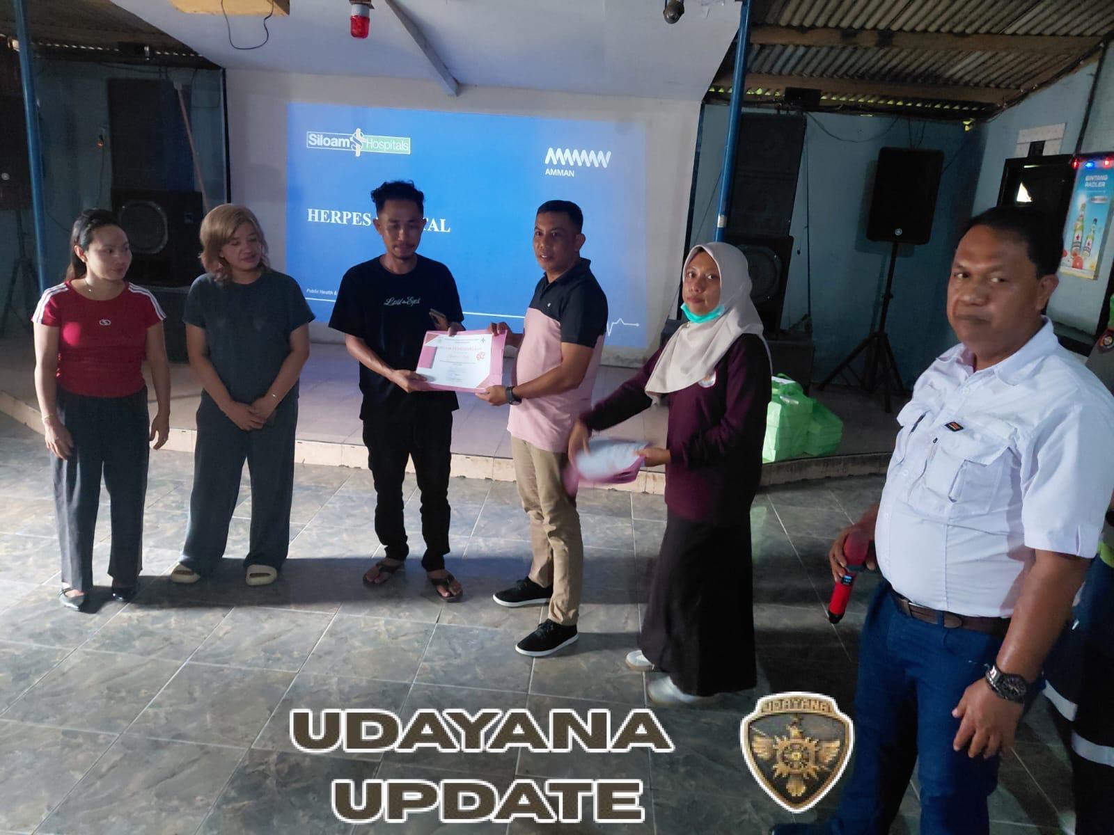 Babinsa Pasir Putih Dampingi Kegiatan Mobile Klinik HIV/AIDS dan IMS di Kecamatan Maluk