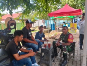 Babinsa Monta Baru Perkuat Komsos, Jalin Kedekatan dengan Warga Binaan