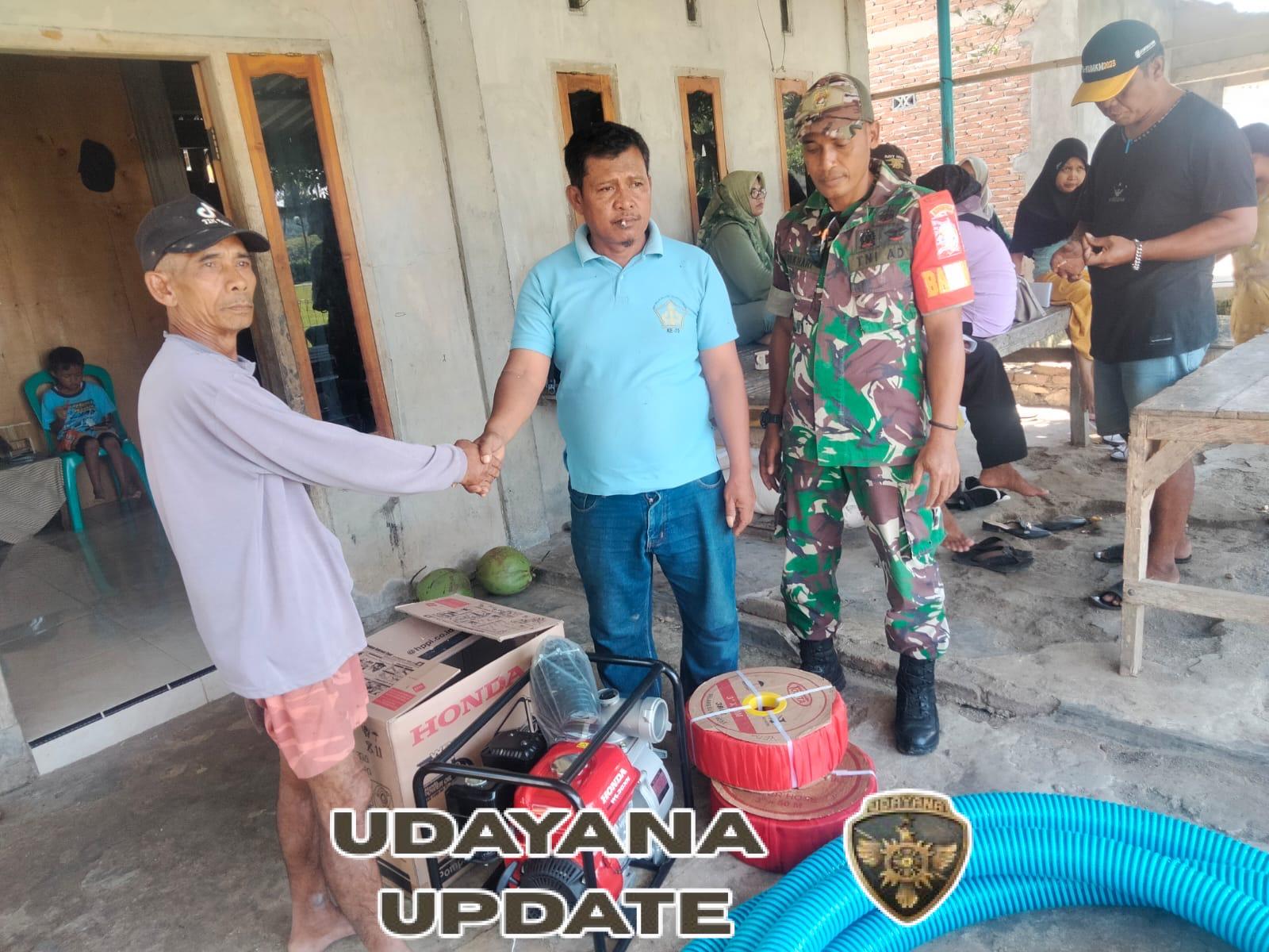 Babinsa Tebo Dampingi Pembagian Mesin Alkon untuk Kelompok Tani