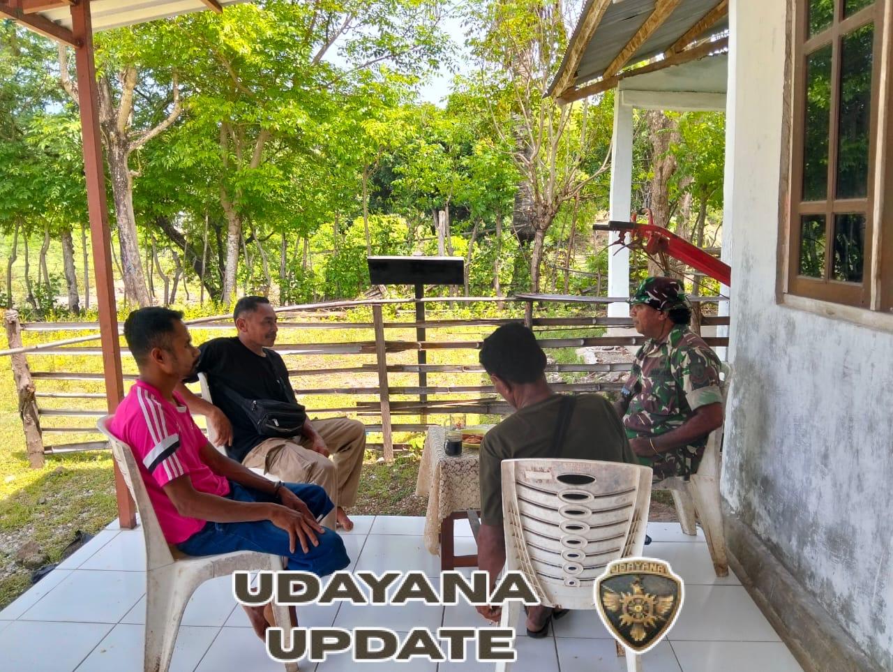 Babinsa Ajak Warga Tuakau Jaga Kesehatan Musim Hujan