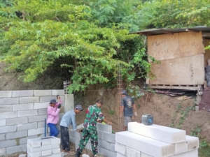 Babinsa Desa Mantun Dampingi dan Awasi Pelaksanaan Program KDKMP