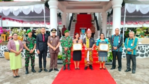 Kasdim 1618/TTU Hadiri Upacara, Empat Momentum Nasional, Perkuat Sinergi Kebangsaan di TTU