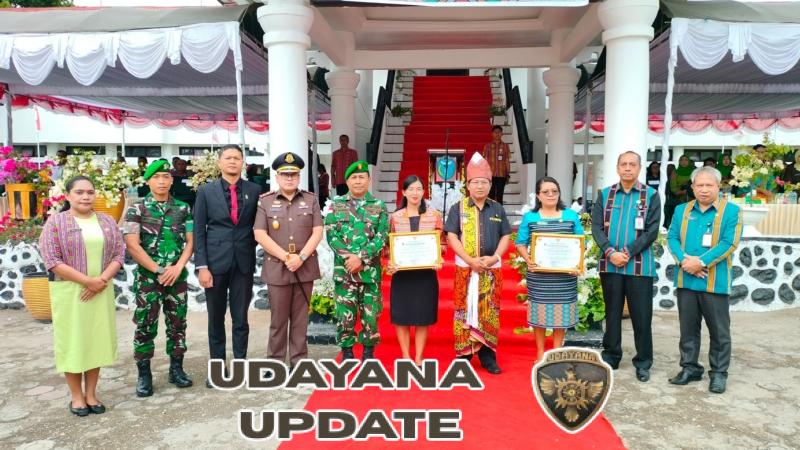 Kasdim 1618/TTU Hadiri Upacara, Empat Momentum Nasional, Perkuat Sinergi Kebangsaan di TTU