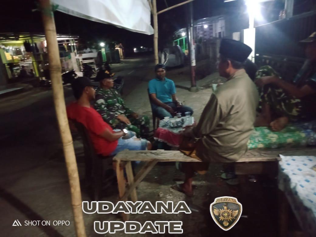 Serka M. Ali Tegaskan Pentingnya Jaga Tanaman dan Kamtibmas saat Ronda Malam di Dusun Wera