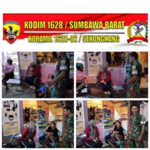 Anggota Koramil 1628-02/Sekongkang Gelar Patroli Malam Jaga Keamanan Lingkungan