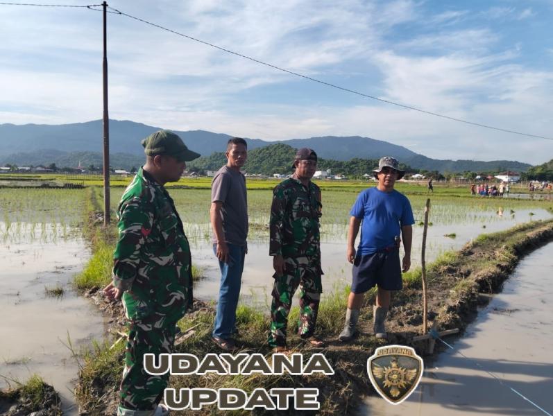 Babinsa Jereweh Mediasi Perselisihan Warga Terkait Pembangunan Jalan Usaha Tani