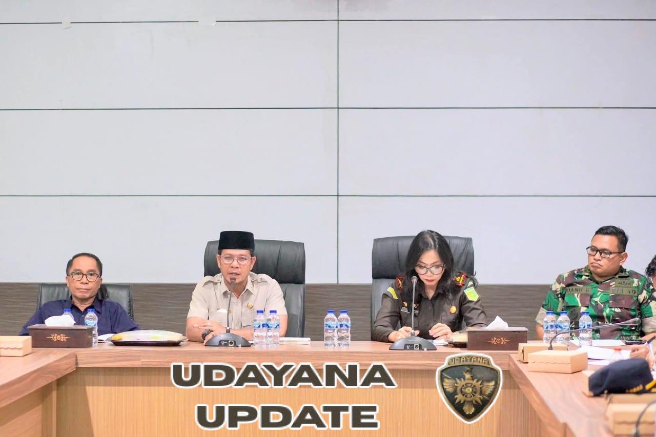 Dandim 1614/Dompu Hadiri Rakor Pelayanan Nataru & Mitigasi Bencana Pemda Dompu