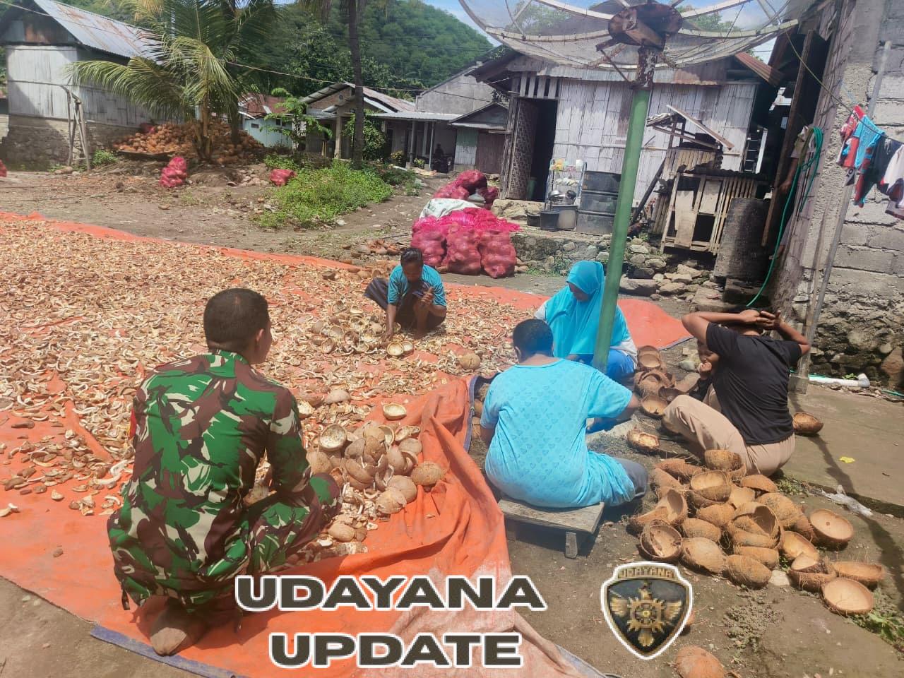 Babinsa Koramil 1602-02/Wolowaru Laksanakan Komsos dan Pamwil di Desa Fatamari