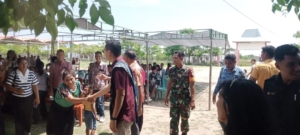 Babinsa Koramil 05/Waingapu Menghadiri Perayaan Natal Pelajar GBU di SMA N 2 Haharu