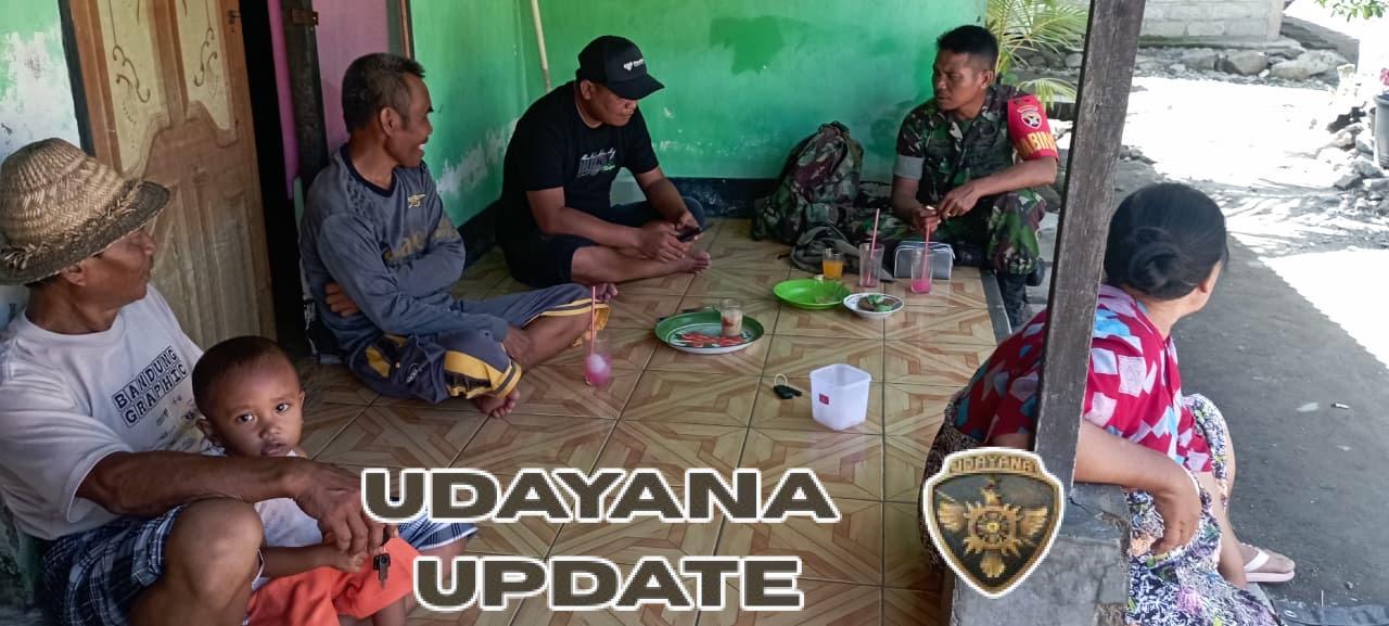 Babinsa Desa Keroya Ajak Warga Jaga Kamtibmas, Kebersihan, dan Kesehatan