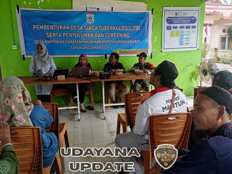 Babinsa Desa Mantun Dampingi Penyuluhan Penanggulangan Penyakit Tidak Menular dan Kesehatan Jiwa