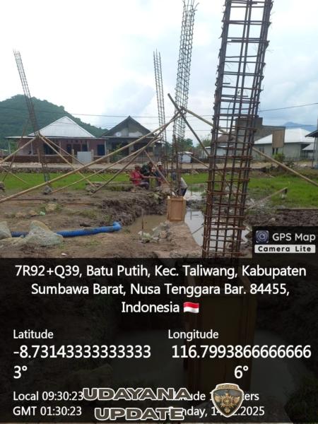 Babinsa Desa Batu Putih Laksanakan Pendampingan Pembangunan KDKMP