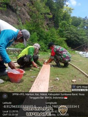 Progres Pembangunan KDKMP di Desa Mantun Capai Tahap Pengecoran Tiang Cakar Ayam