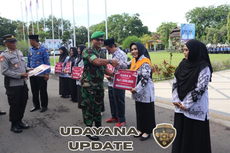 Wujudkan Indonesia Emas, Dandim Sumbawa Ikuti Upacara Hari Guru Nasional 2025