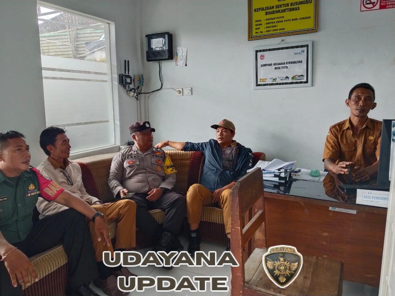 Sinergi Pilar Desa, Babinsa dan Bhabinkamtibmas Dapdap Putih Jalin Komsos Eratkan Tokoh Masyarakat .