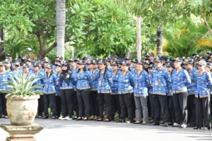 Dandim 1609/Buleleng Hadiri Upacara HUT ke-54 KORPRI, Tekankan Soliditas ASN