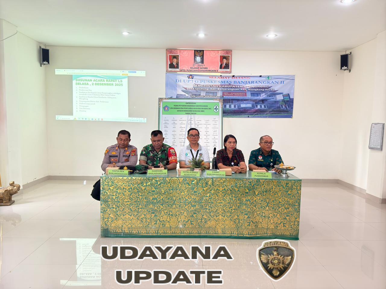 Babinsa Koramil 1610-02/Banjarangkan Hadiri Mini Lokakarya Di Puskemas Banjarangkan II