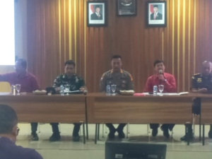 Pasiter Kodim Klungkung Hadiri Rakor Satgas Terpadu Penanganan Ormas Terafiliasi Dan Premanisme