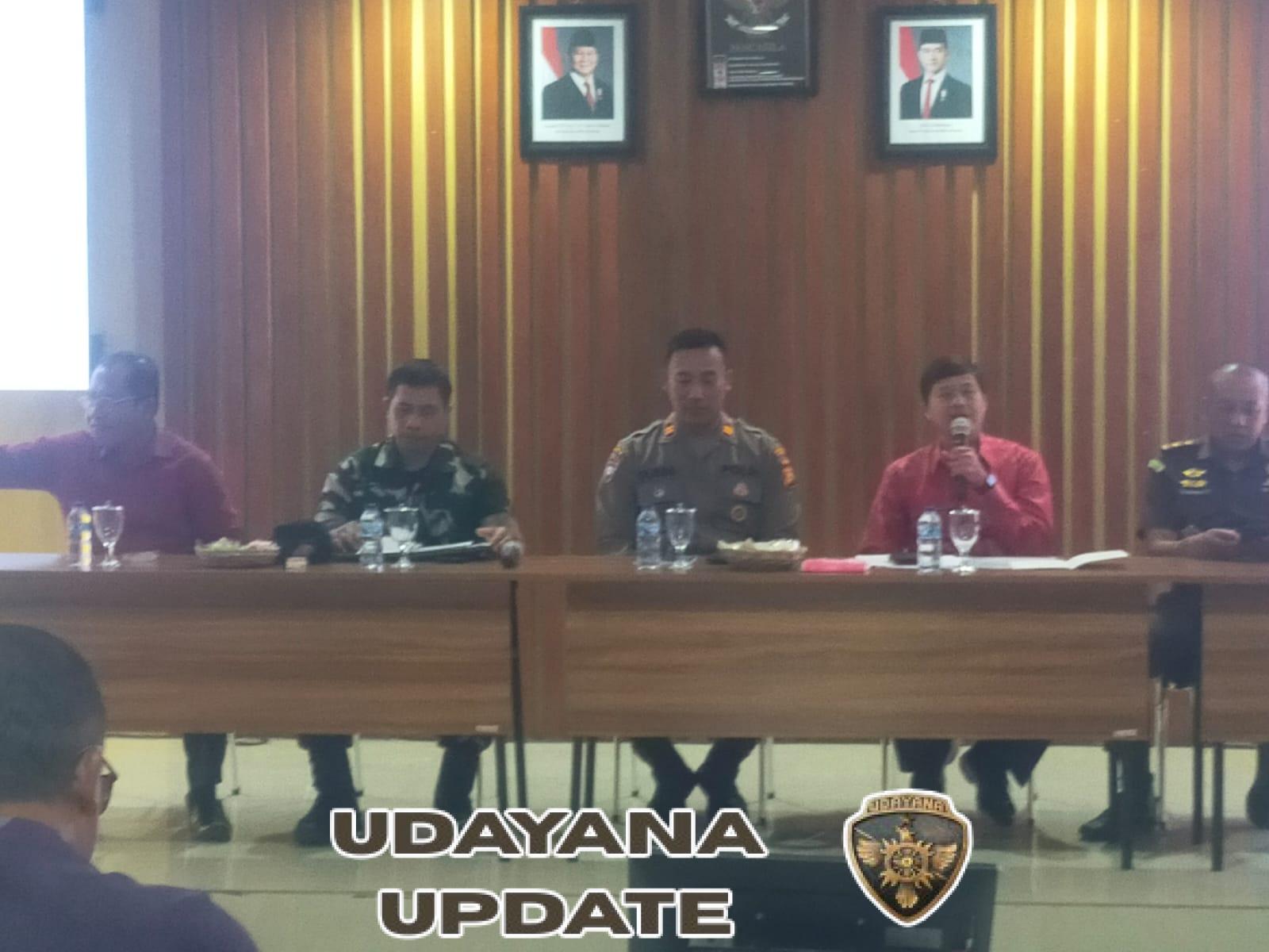 Pasiter Kodim Klungkung Hadiri Rakor Satgas Terpadu Penanganan Ormas Terafiliasi Dan Premanisme