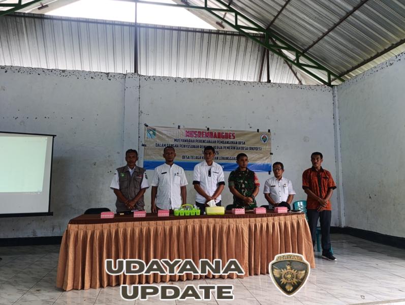 Babinsa Telaga Dampingi Musrenbang, Wujud Kepedulian TNI pada Aspirasi Warga