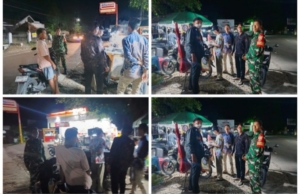 Koramil Moyo Hulu Intensifkan Patroli Jaga Kamtibmas Tetap Kondusif