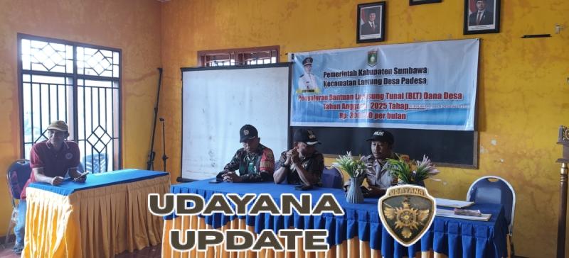 Babinsa Padesa Dampingi Penyaluran BLT DD, Pastikan Berjalan Tertib dan Kondusif