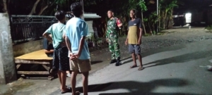 Kodim 1607/Sumbawa Perketat Patroli Malam Demi Keamanan Warga