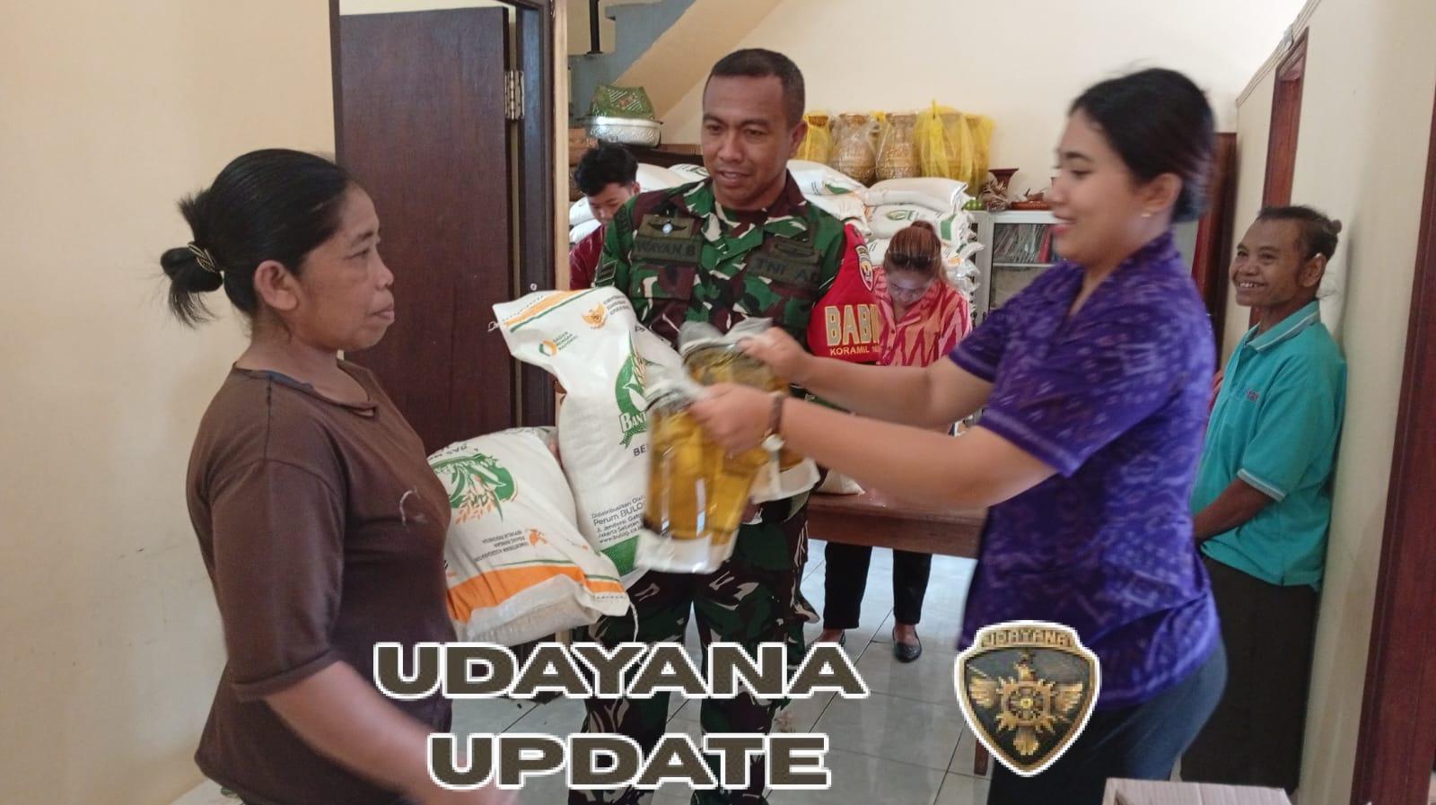 Babinsa Landih Hadiri Opname dan Serah Terima Proyek Rabat Beton Jalan Dukuh Buayang–Belong Penaga