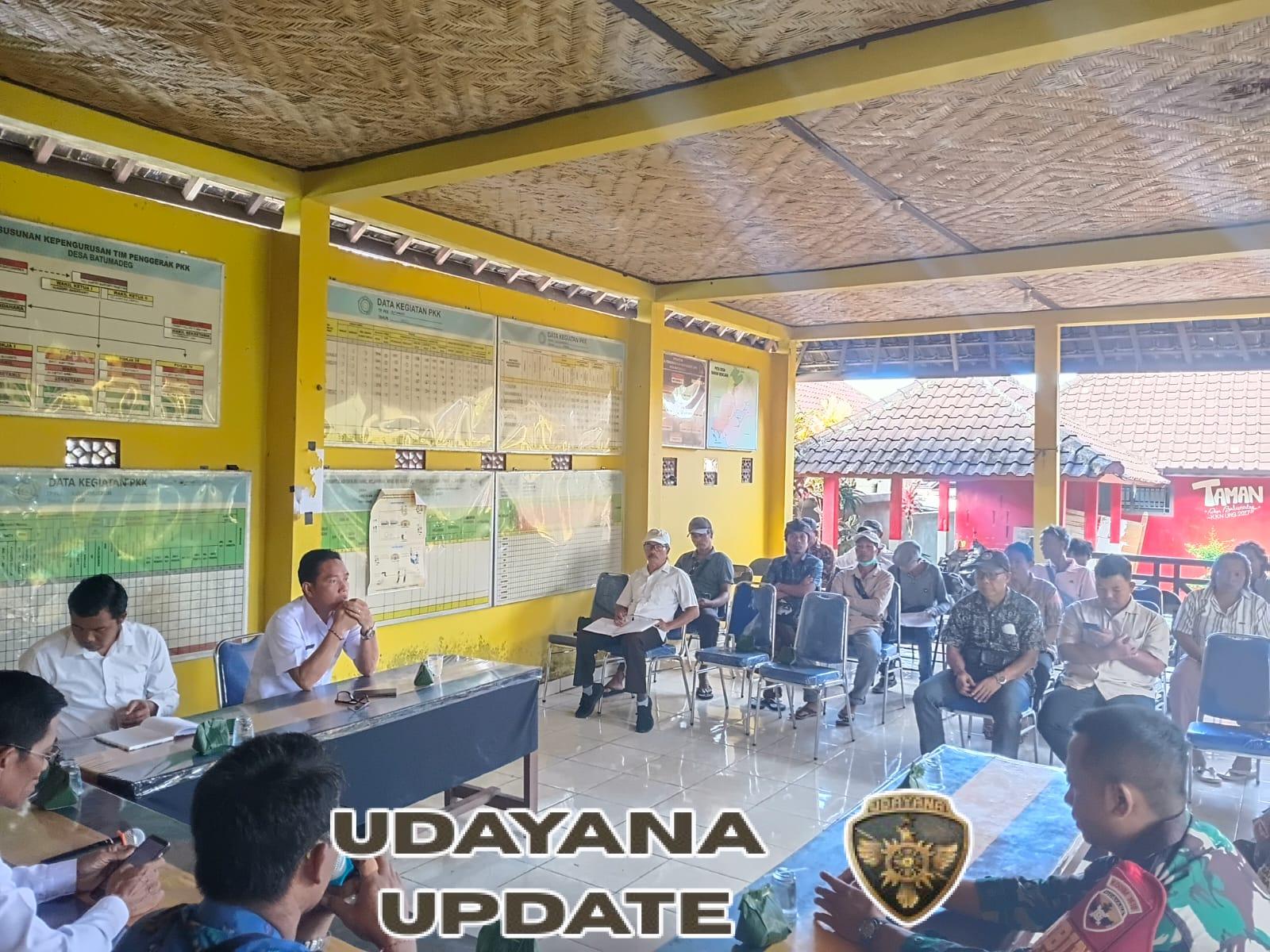 Babinsa Batumadeg Monitoring Pembentukan Panitia Pemilihan Perangkat Desa