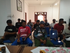 Babinsa Tegak Hadiri Rakor Persiapan Sambut Malam Tahun Baru 2026