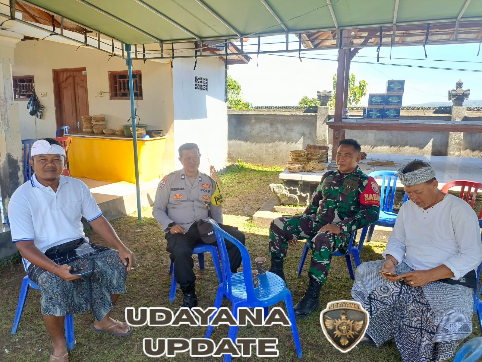 Babinsa Tinggarsari Gandeng Erat Tokoh Adat, Perkuat Sinergi Jaga Keamanan Upacara Sakral Desa