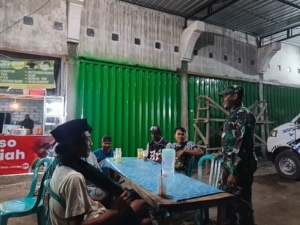 TNI Aktif di Lapangan, Koramil Lunyuk Laksanakan Patroli Malam