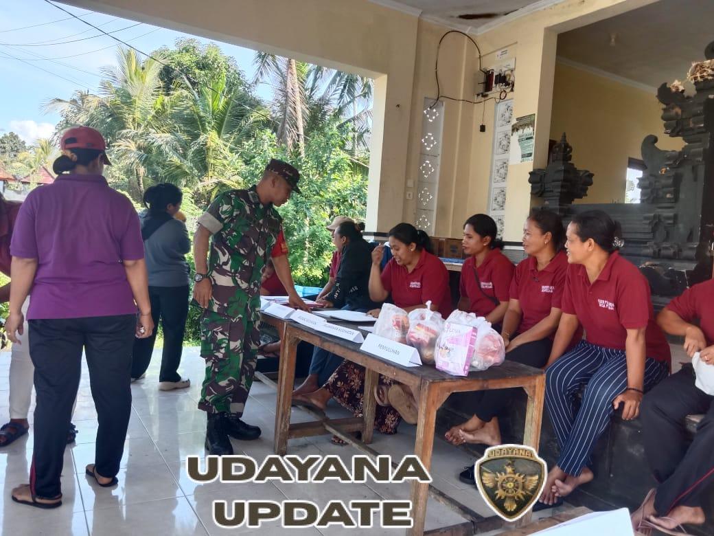 Babinsa Pesagi Dampingi Kegiatan Posyandu 6 SPM untuk Tingkatkan Pelayanan Dasar Masyarakat