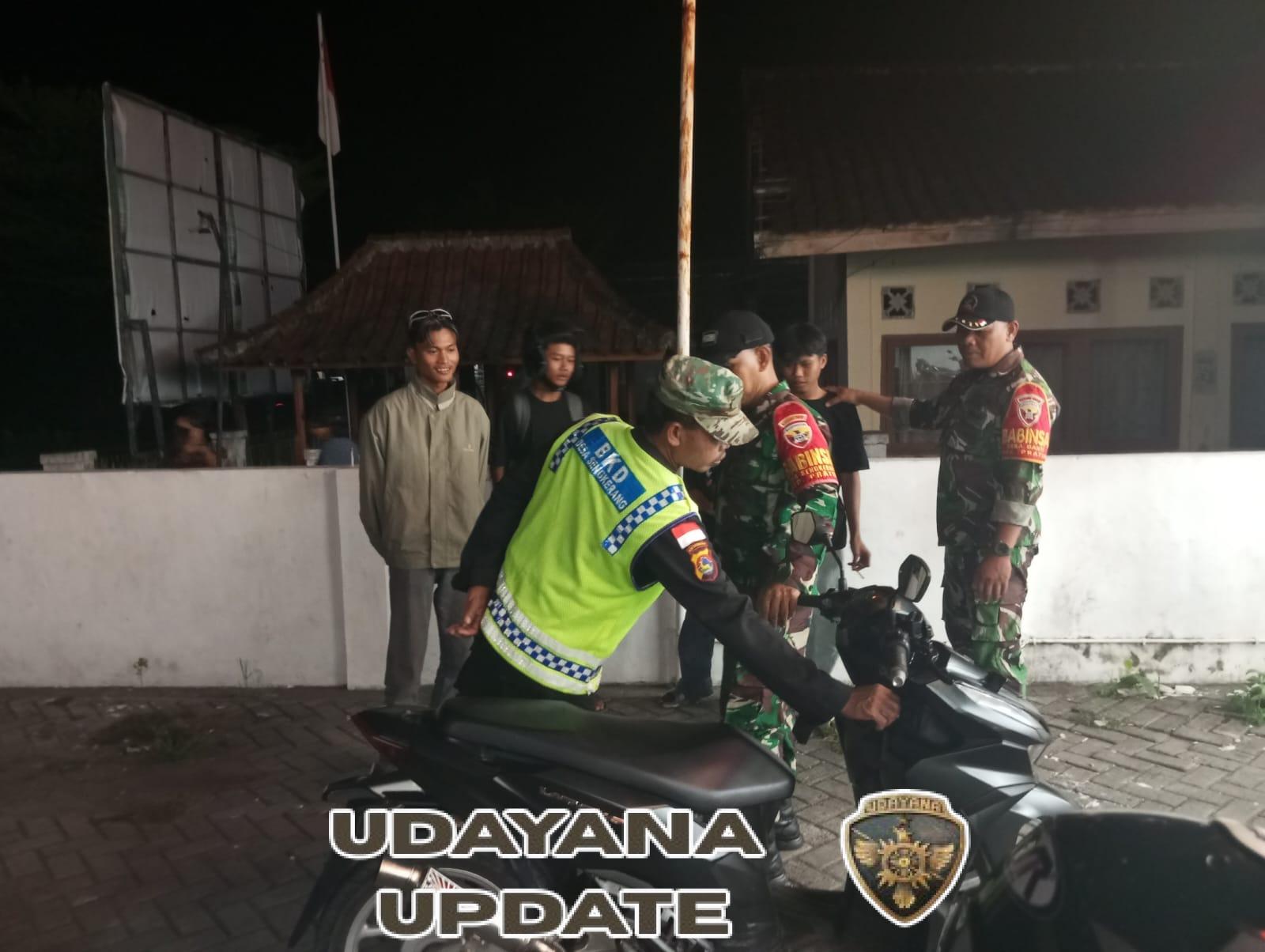 Babinsa Koramil 08/Pratim Gelar Patroli Malam Bersama Aparat Desa
