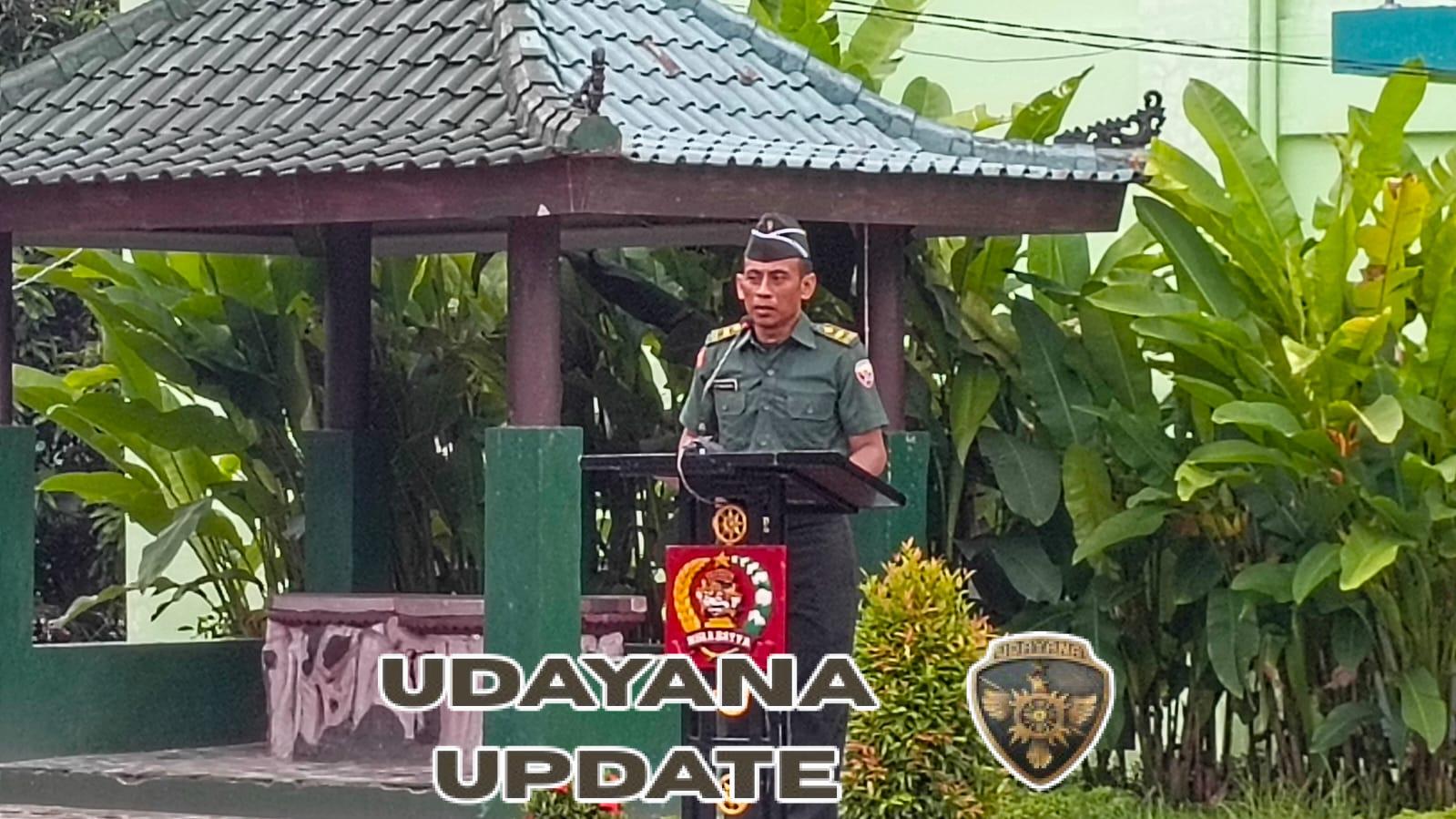 Dandim Klungkung Pimpin Tradisi Penerimaan Warga Baru Tanamkan Kebanggaan Dan Kecintaan Terhadap Satuan