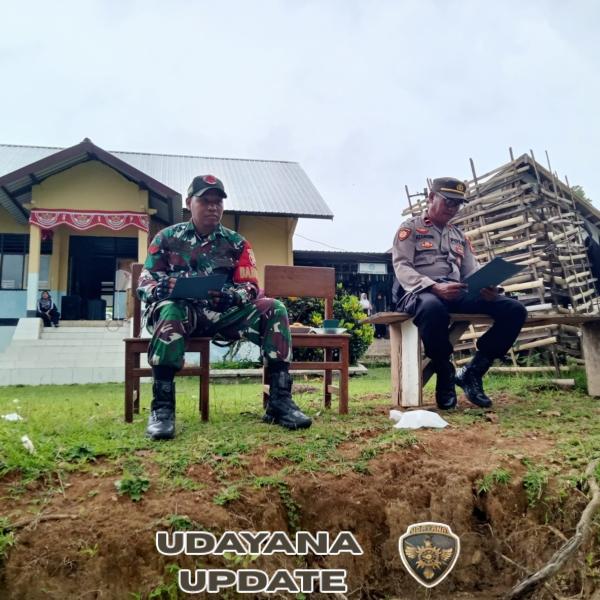 Babinsa Lantung Jadi Juri Lomba Upacara, Dorong Disiplin Pelajar