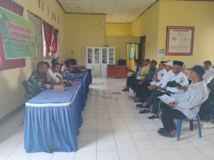 Koramil 03/Ropang Perkuat Sinergi Kesehatan dalam Loka Karya Mini Lintas Sektor Orong Telu