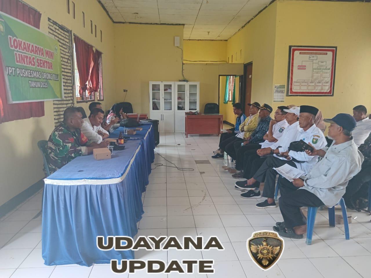 Koramil 03/Ropang Perkuat Sinergi Kesehatan dalam Loka Karya Mini Lintas Sektor Orong Telu